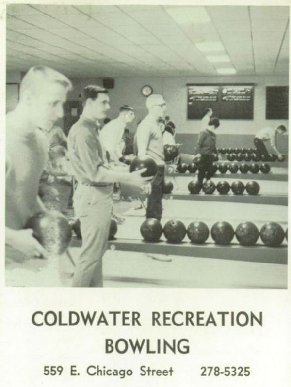 Recreation Bowling (Coldwater Recreation Bowling) - Old High School Yearbook Ad